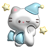 晚安小猫 膨胀版-晚安